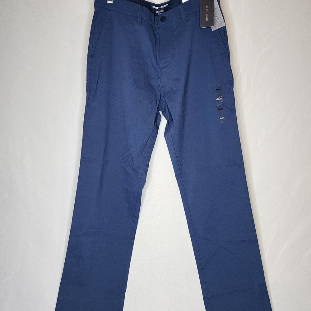 Tommy Hilfiger Sport Performance Stretch Tapered Pants Size 30/32L in Blue